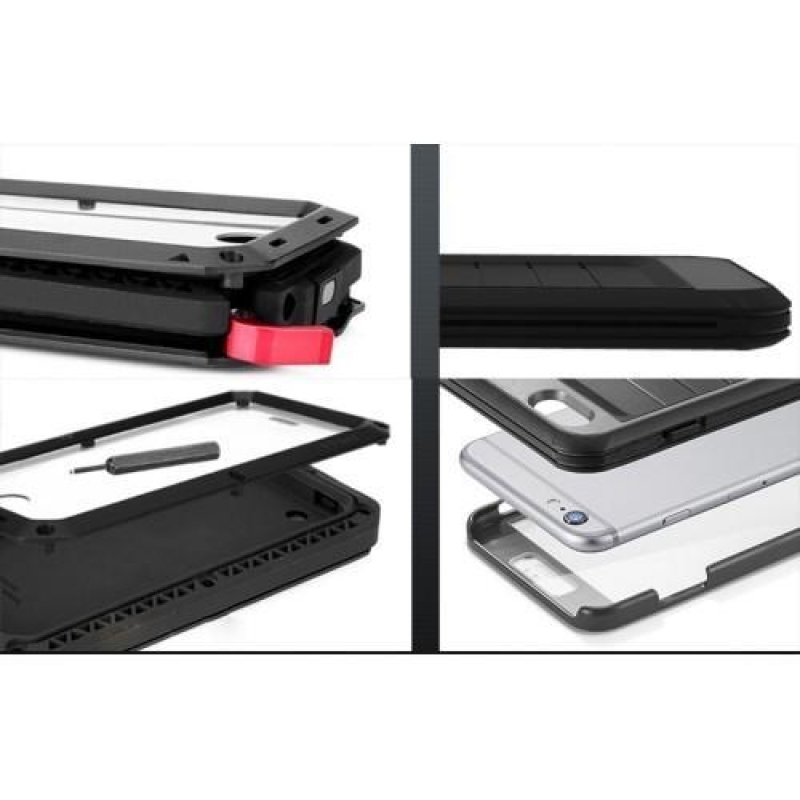 Wrap odolný gelový obal na iPhone 6 Plus a iPhone 6s Plus - černý