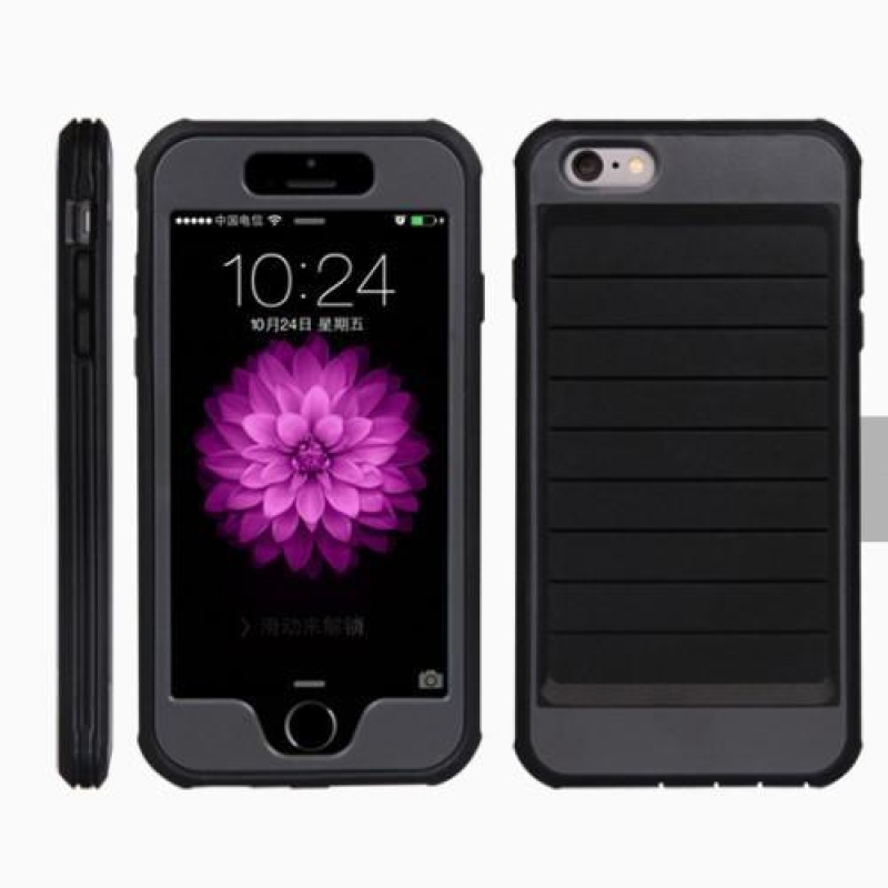 Wrap odolný gelový obal na iPhone 6 Plus a iPhone 6s Plus - černý