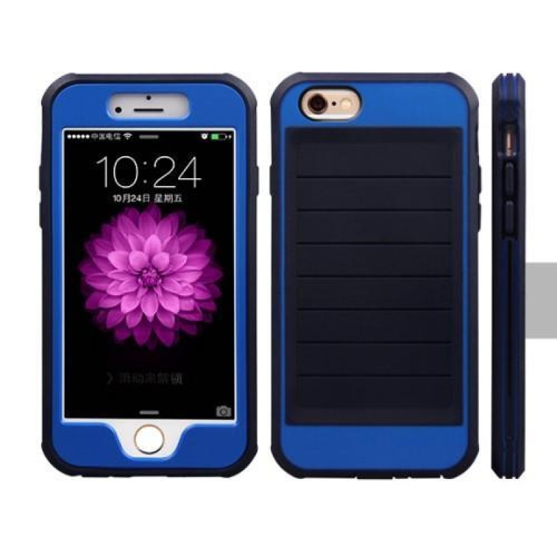 Wrap odolný gelový obal na iPhone 6 Plus a iPhone 6s Plus - modrý