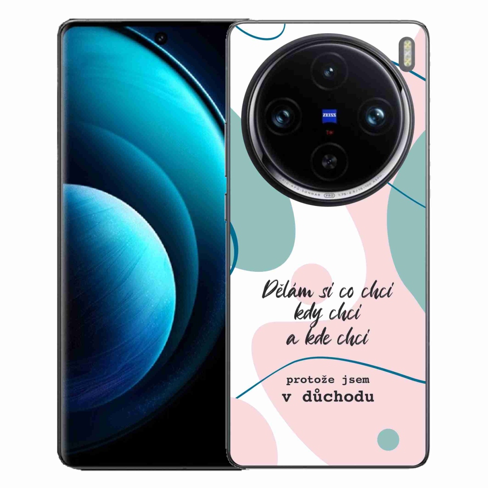 Gelový kryt mmCase na Vivo X100 Pro 5G - vtipný text 10 bílé pozadí