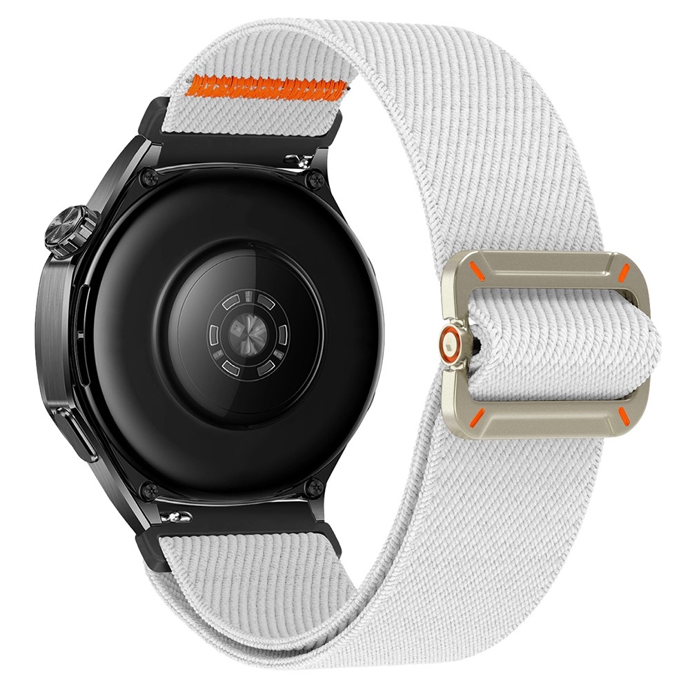 Wriston nylonový elastický řemínek 20mm na Samsung Galaxy Watch7 44mm/40mm - bílý