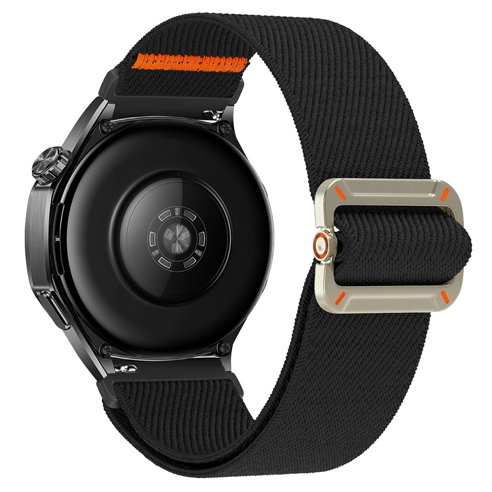 Wriston nylonový elastický řemínek 20mm na Samsung Galaxy Watch7 44mm/40mm - černý