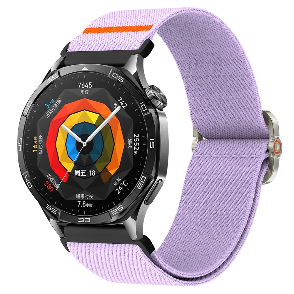 Wriston nylonový elastický řemínek 20mm na Samsung Galaxy Watch7 44mm/40mm - fialový