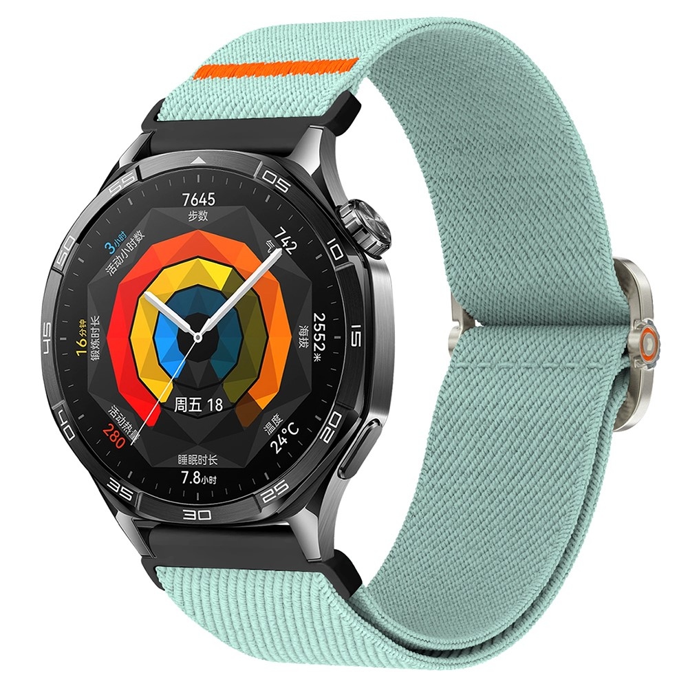 Wriston nylonový elastický řemínek 20mm na Samsung Galaxy Watch7 44mm/40mm - modrozelený