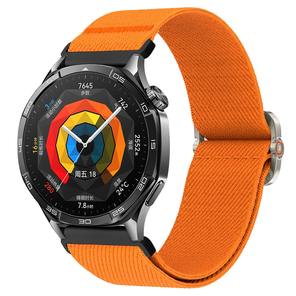 Wriston nylonový elastický řemínek 20mm na Samsung Galaxy Watch7 44mm/40mm - oranžový