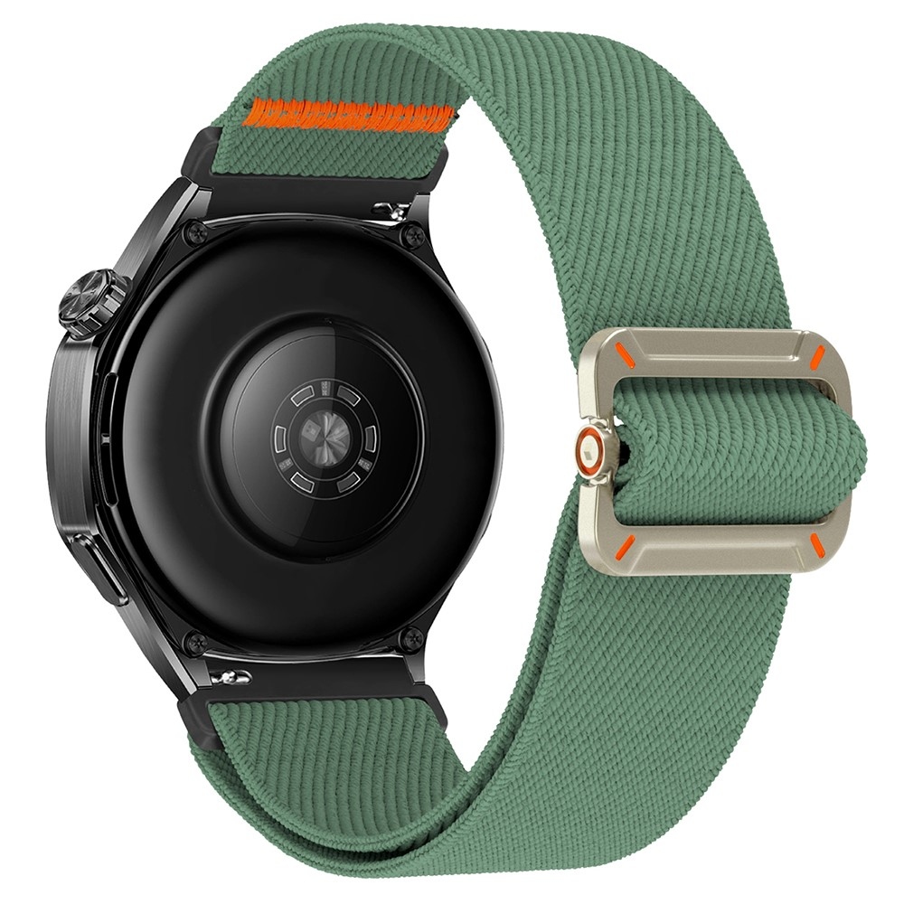 Wriston nylonový elastický řemínek 20mm na Samsung Galaxy Watch7 44mm/40mm - tmavězelený