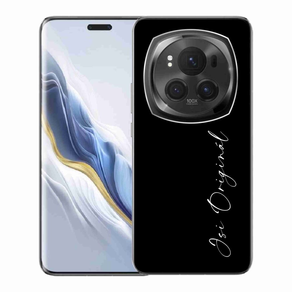 Gelový kryt mmCase na Honor Magic 6 Pro 5G - jsi originál černé pozadí
