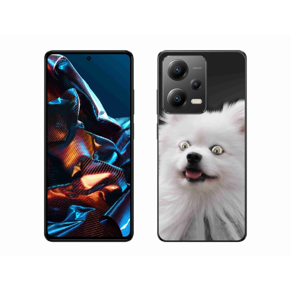 Gelový kryt mmCase na mobil Xiaomi Redmi Note 12 Pro 5G - bílý špic