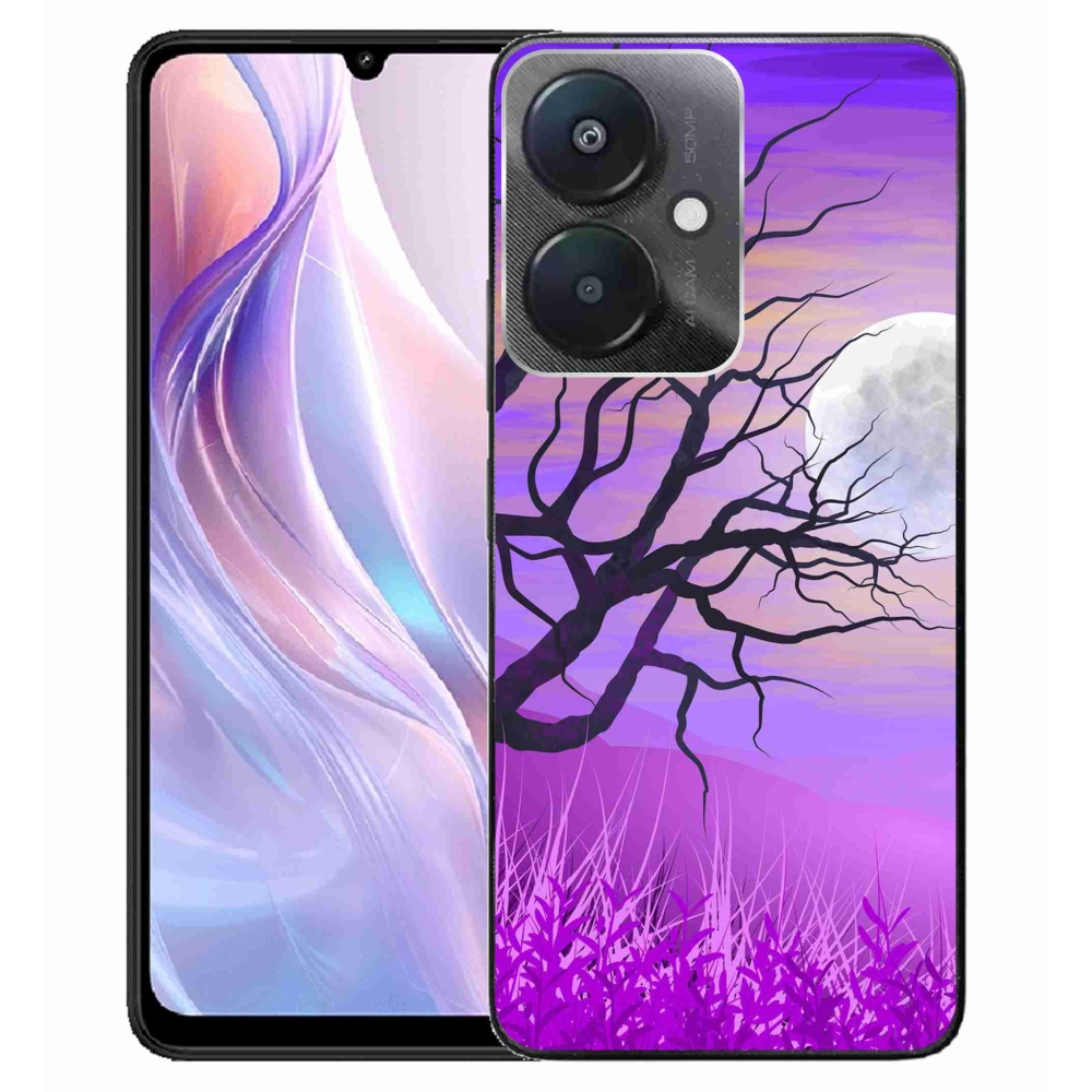 Gelový obal mmCase na Xiaomi Redmi 13C 5G - kreslený opadaný strom
