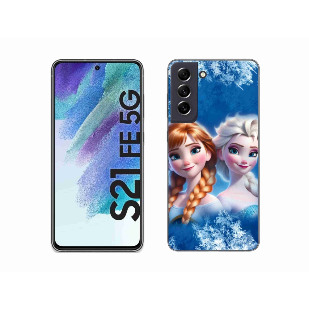 Gelový kryt mmCase na Samsung Galaxy S21 FE 5G - ledové království 2