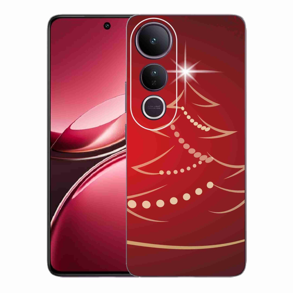 Gelový kryt mmCase na Vivo V50 Lite 4G/5G - kreslený vánoční stromek