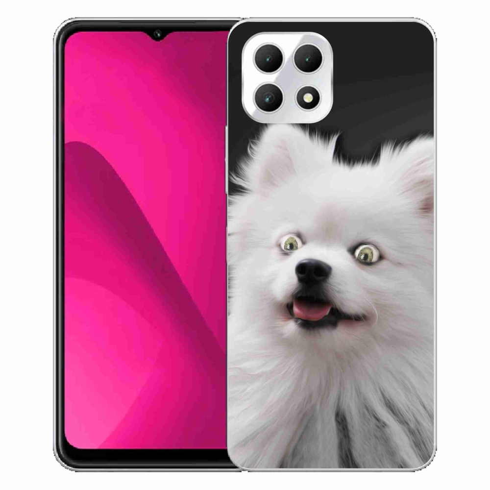 Gelový kryt mmCase na T-Mobile T Phone 2 - bílý špic