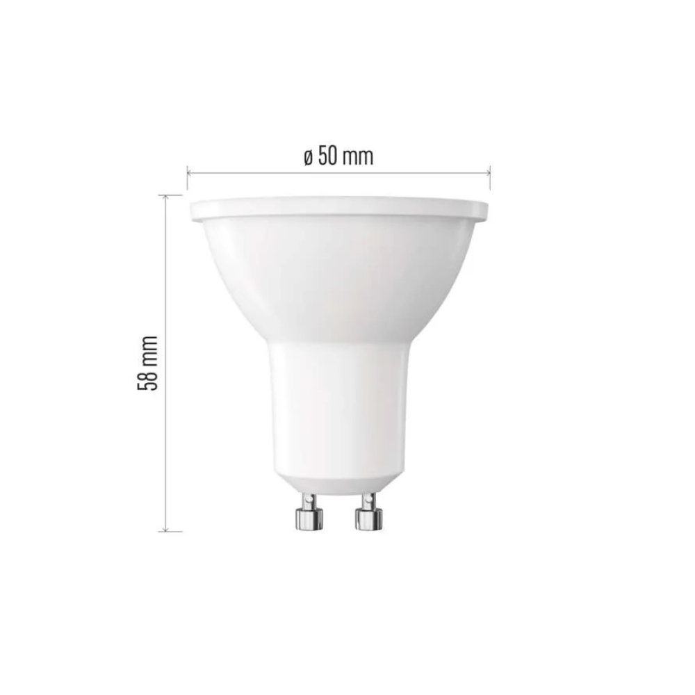 LED žárovka Classic MR16 / GU10 / 4 W (39 W) / 450 lm / neutrální bílá