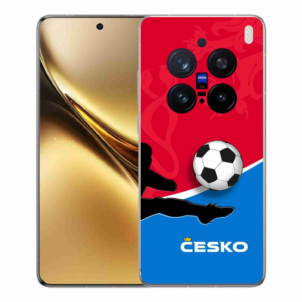 Gelový kryt mmCase na Vivo X200 Pro 5G - fotbal Česko 2