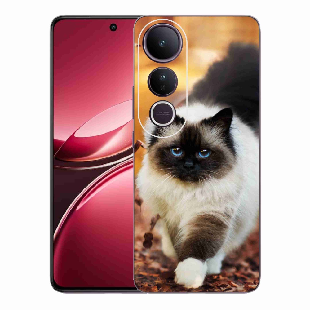 Gelový kryt mmCase na Vivo V50 Lite 4G/5G - kočka