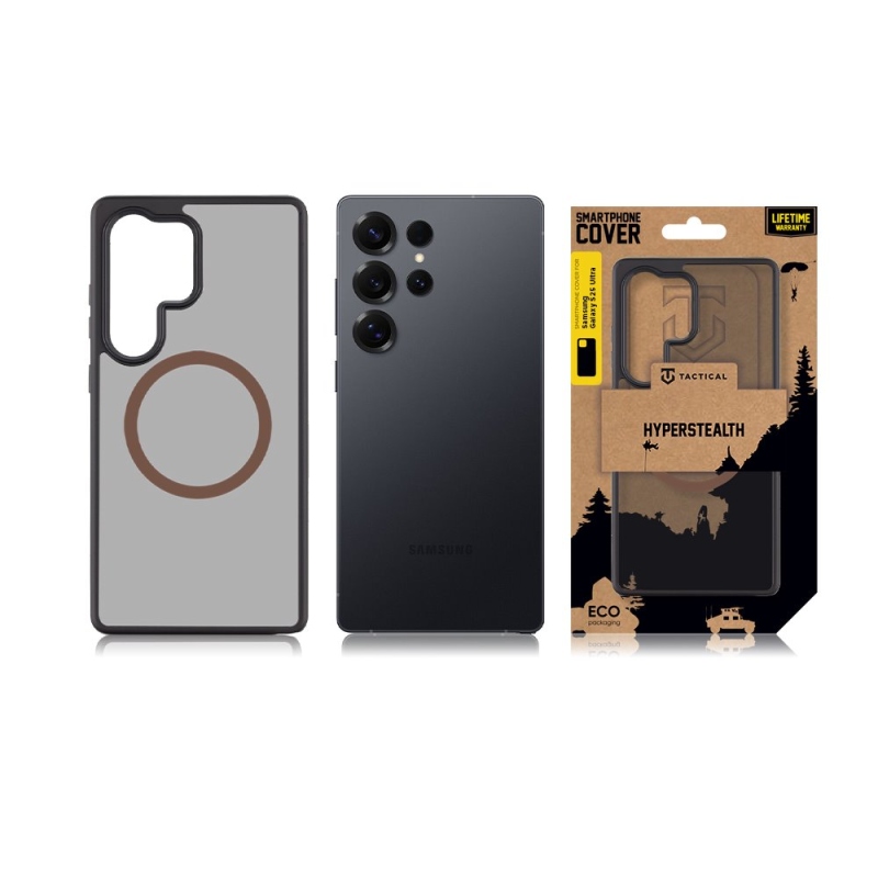 Tactical MagForce Hyperstealth 2.0 Kryt pro Samsung Galaxy S25 Ultra Black/Moucha Moose