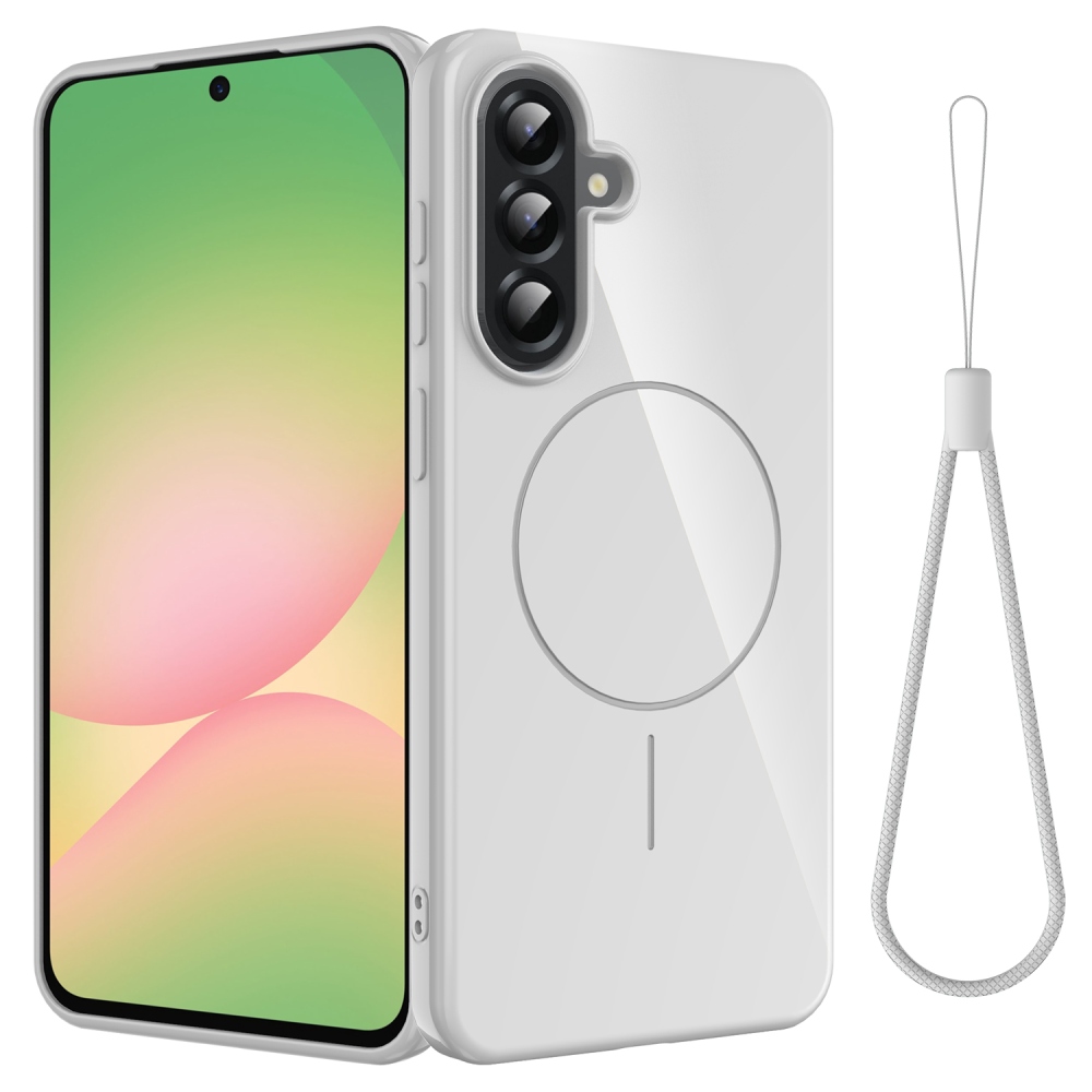 Carry gelový obal s MagSafe na Samsung Galaxy A17 5G - bílý