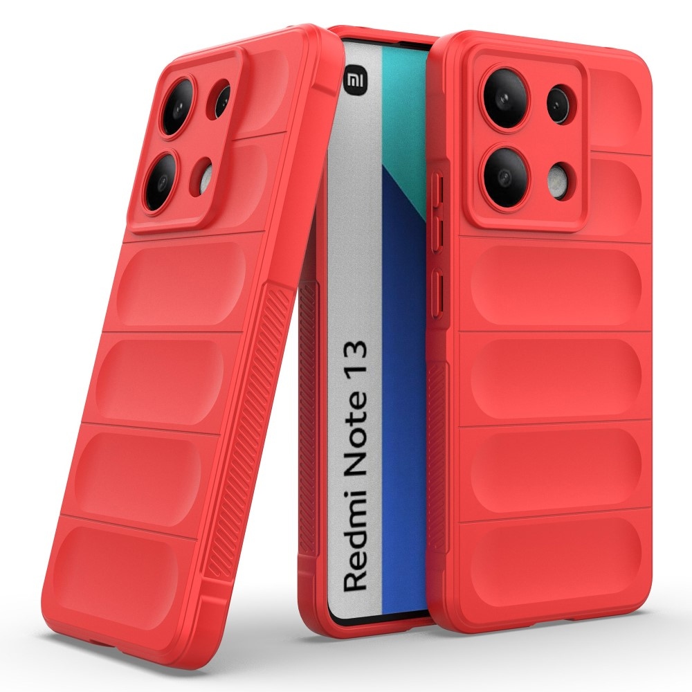 Rugg odolný gelový obal na Xiaomi Redmi Note 13 - červený