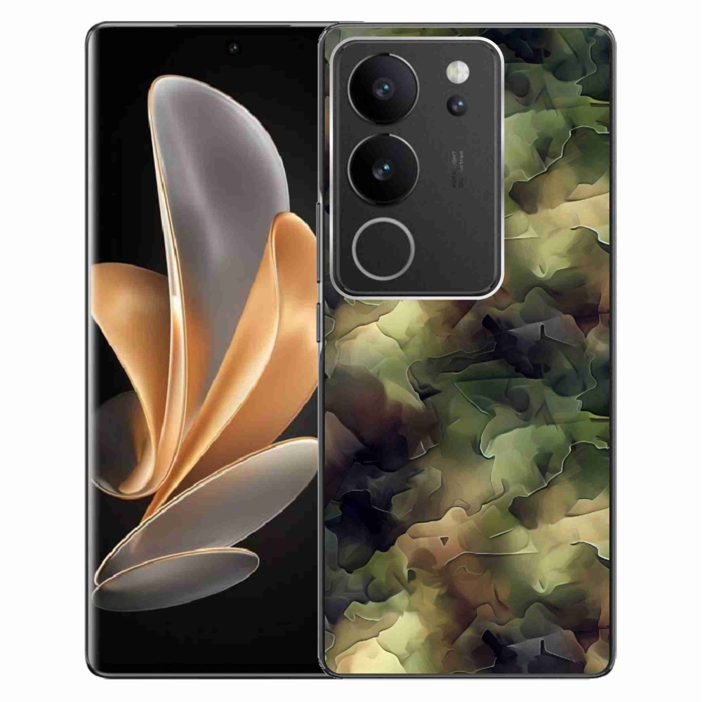 Gelový kryt mmCase na Vivo V29 5G - maskáčový vzor 10