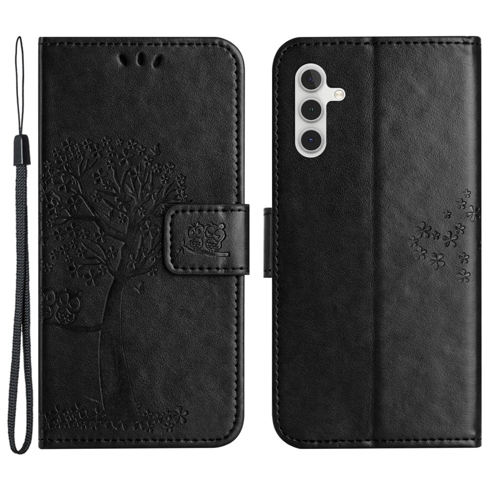 Tree knížkové pouzdro na Samsung Galaxy S23 FE - černé