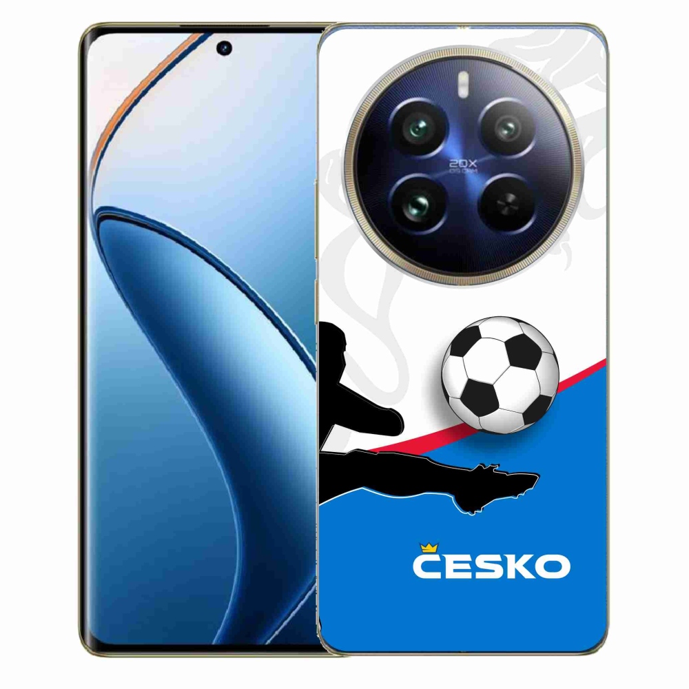 Gelový kryt mmCase na Realme 12 Pro 5G/12 Pro+ 5G - fotbal Česko 3