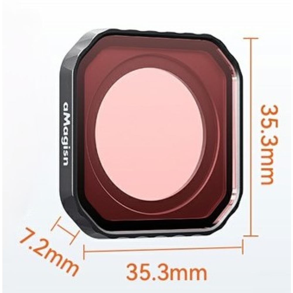 AMAGISN světle červený potápěčský filtr pro Insta360 Ace Pro 2