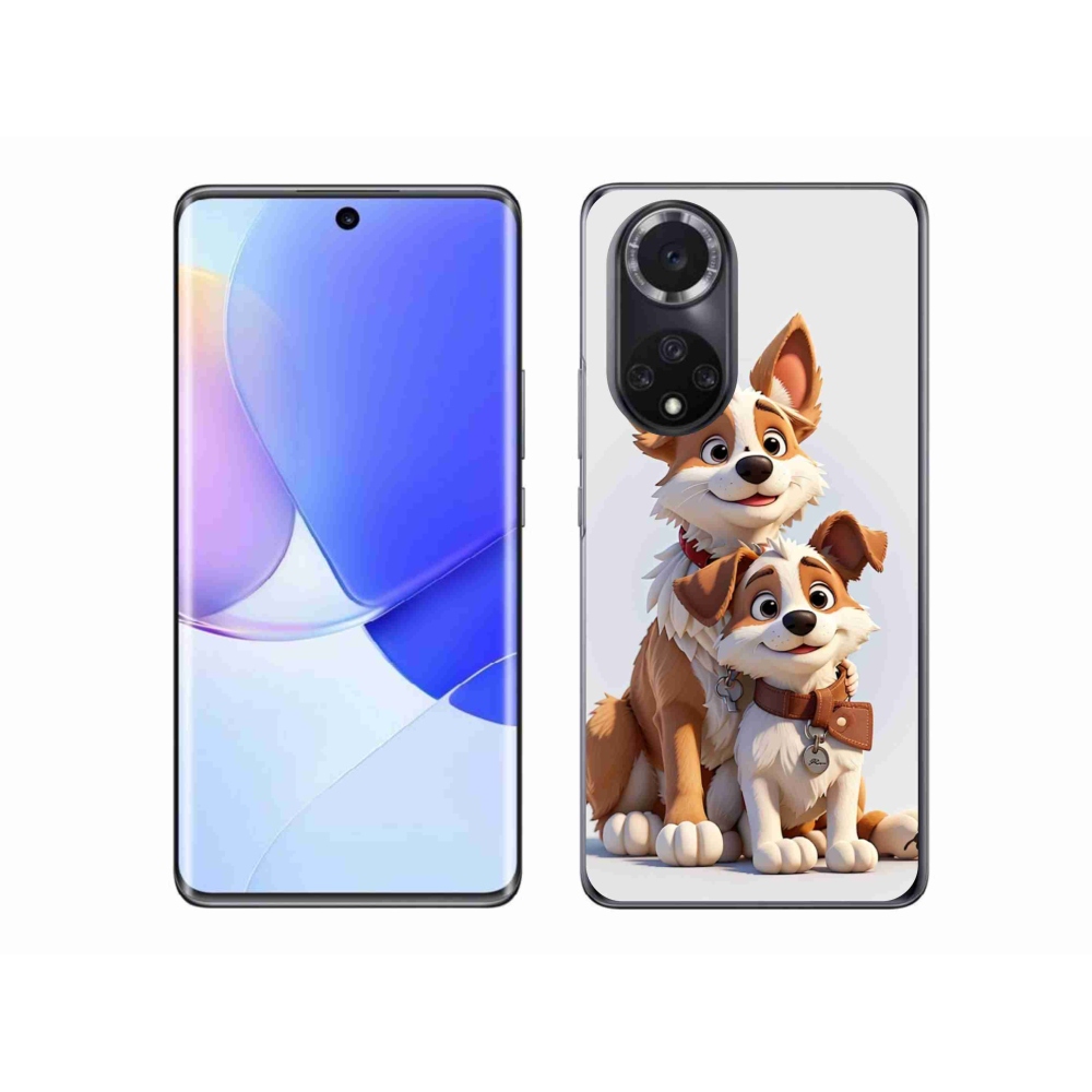 Gelový kryt mmCase na Honor 50 - kreslení psi
