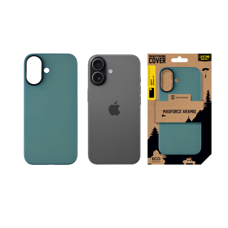 Tactical MagForce Aramid Kryt pro Apple iPhone 17 Blue Jay