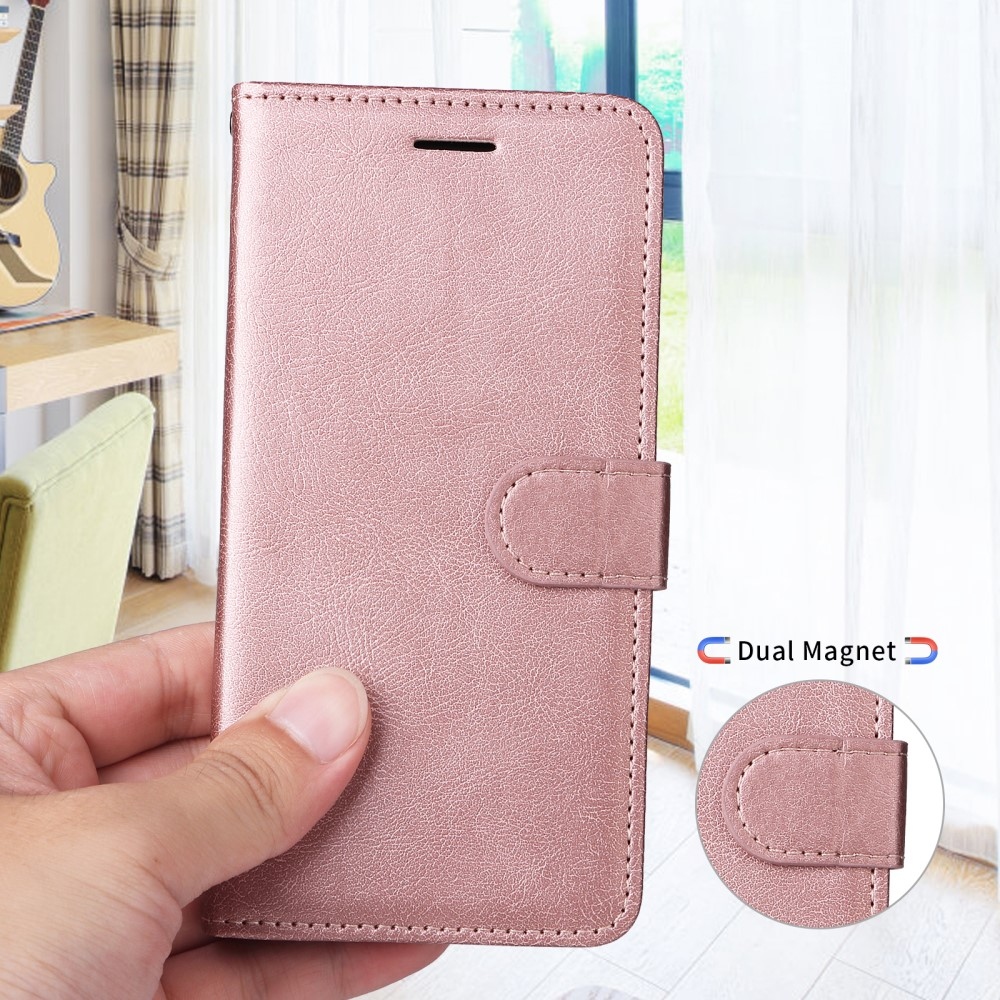 Wallet knížkové pouzdro na Xiaomi Redmi A5 (173.45x79.35x8.45mm) - růžovozlaté