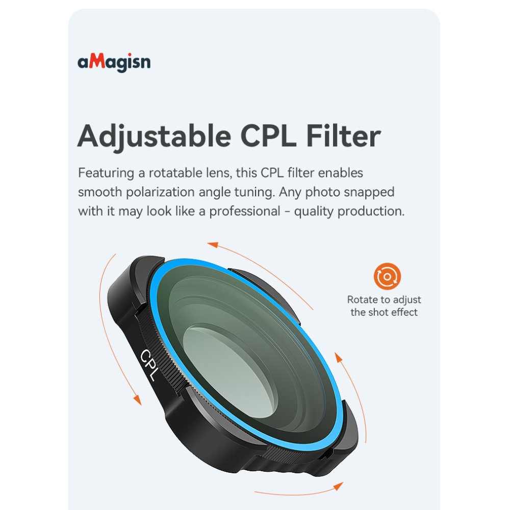 AMAGISN ND filtry sada 4 ks pro GoPro Hero 13/12/11/10/9