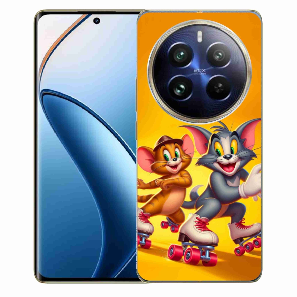 Gelový kryt mmCase na Realme 12 Pro 5G/12 Pro+ 5G - tom a jerry