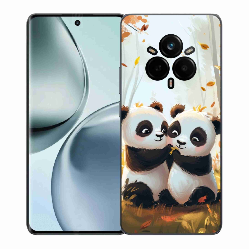 Gelový kryt mmCase na Realme 14 Pro+ 5G - pandy