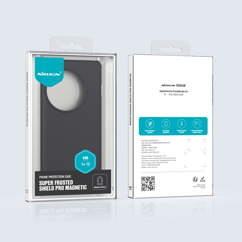 Nillkin Super Frosted PRO Magnetic Zadní Kryt pro OnePlus 12 Black