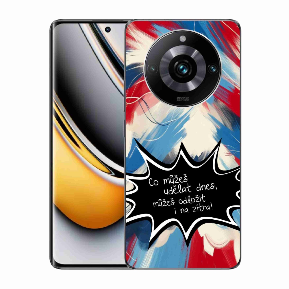 Gelový kryt mmCase na Realme 11 Pro/11 Pro+ - vtipný text 9 černé pozadí