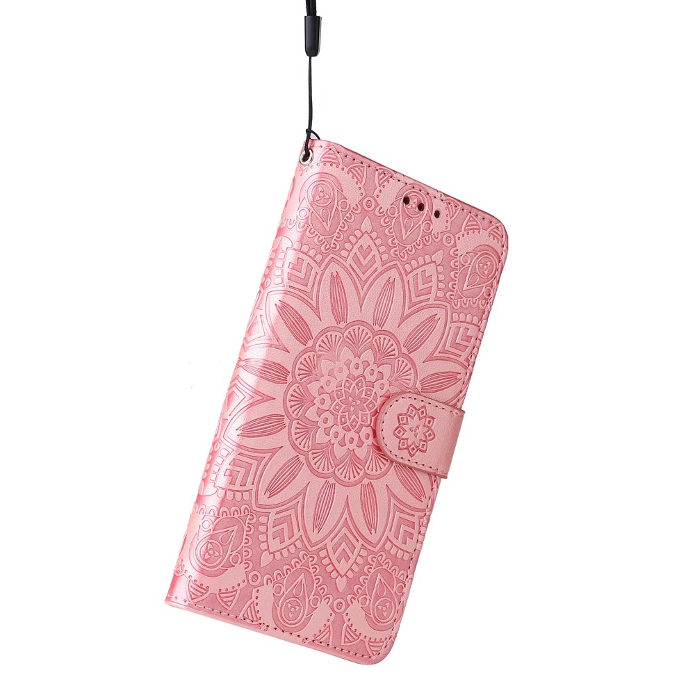 Sunflower knížkové pouzdro na Xiaomi Poco X7 Pro 5G - růžové