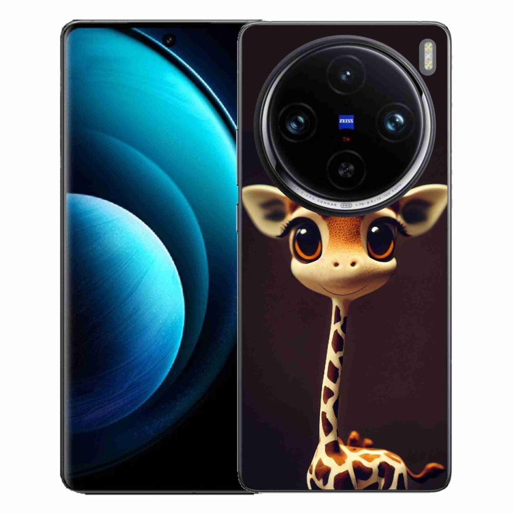 Gelový kryt mmCase na Vivo X100 Pro 5G - malá žirafa