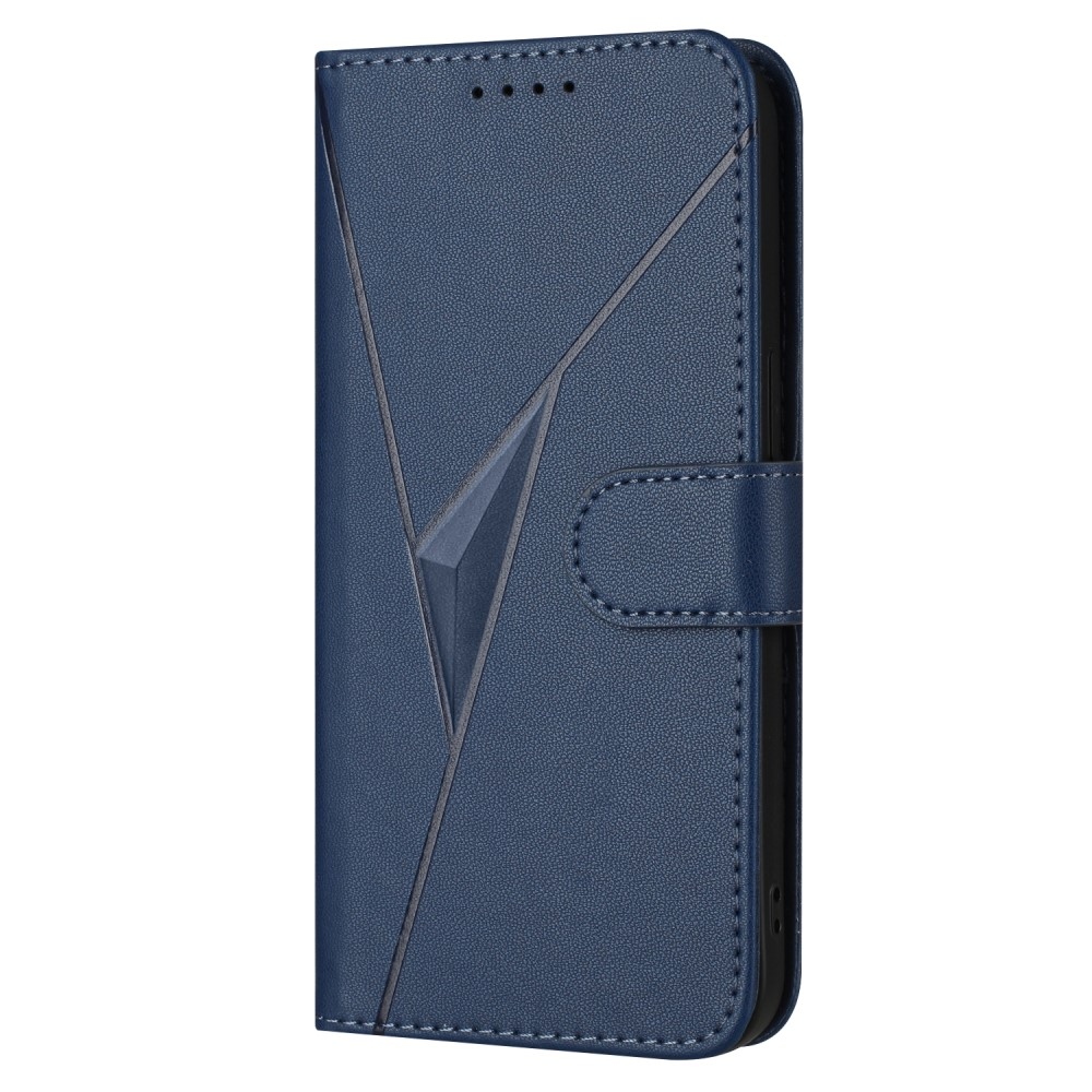 Triangles knížkové pouzdro na Vivo V50 Lite 4G/5G - modré