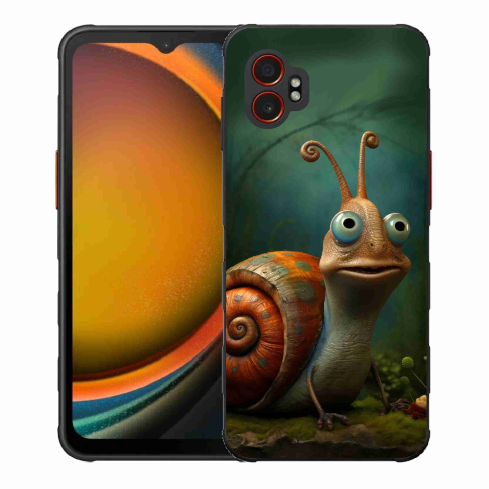 Gelový kryt mmCase na Samsung Galaxy Xcover 7 Pro - šnek