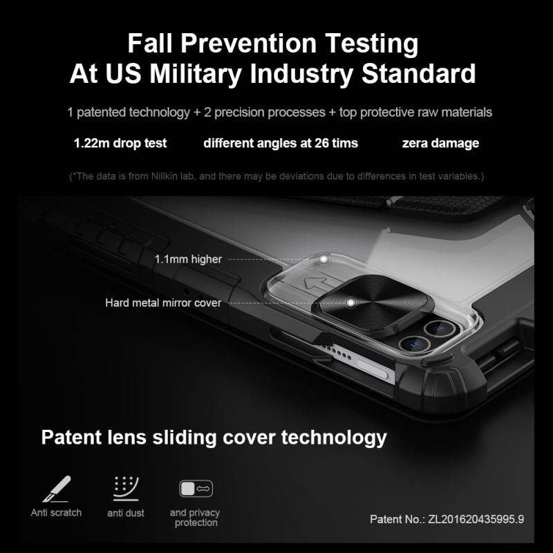 Nillkin Bumper Link Keyboard Case (Backlit Version) pro iPad Air 10.9 2020/Air 4/Air 5/Pro 11 2020/2021/2022 Black