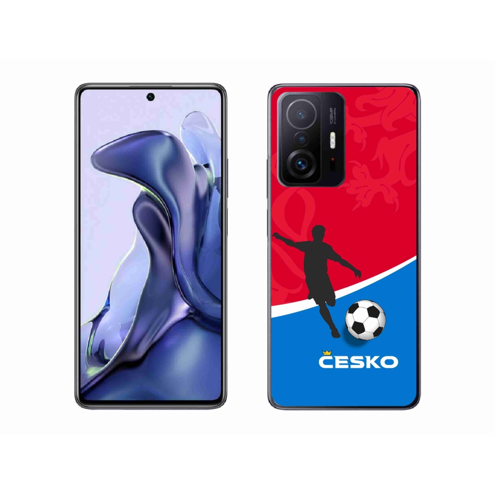 Gelový kryt mmCase na Xiaomi 11T Pro - fotbal Česko