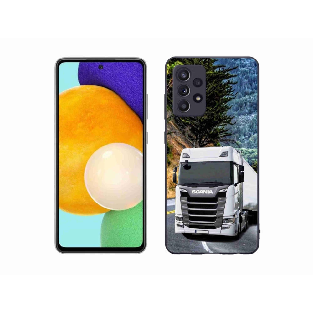 Gelový kryt mmCase na Samsung Galaxy A52s 5G - kamion 1