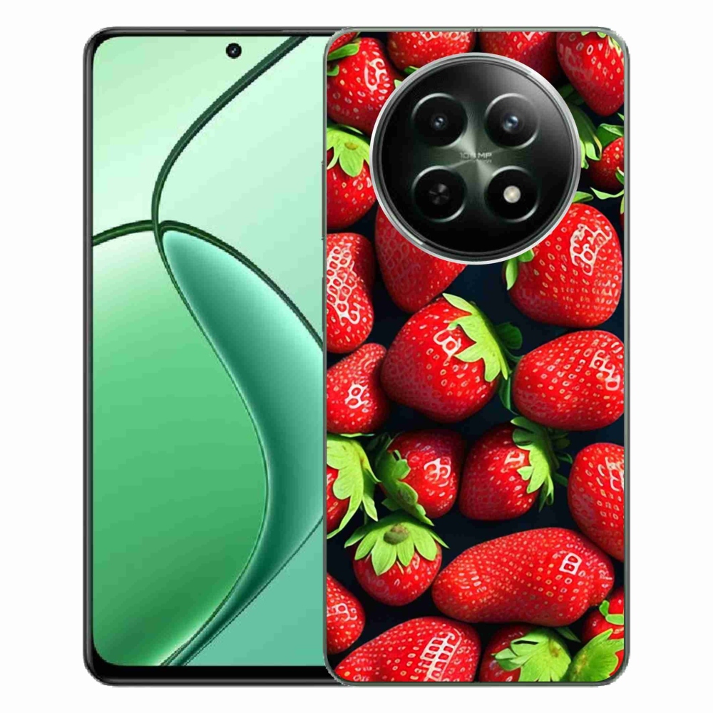 Gelový kryt mmCase na Realme 12 5G/12x 5G - jahody