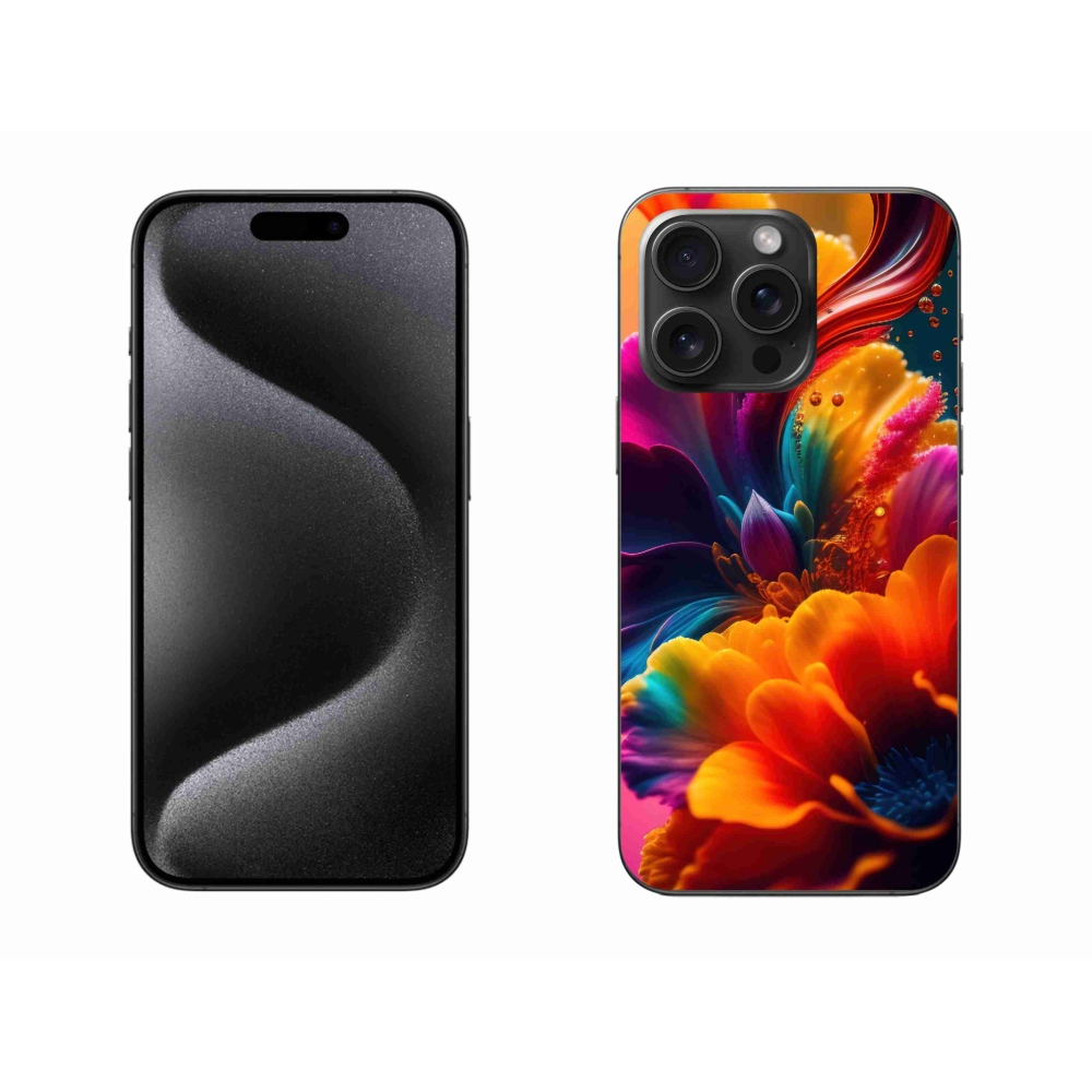Gelový kryt mmCase na iPhone 15 Pro Max - abstraktní motiv 2