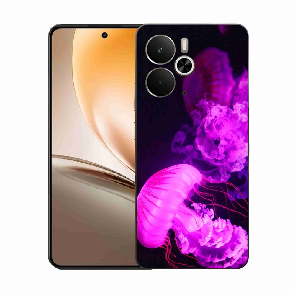 Gelový kryt mmCase na Realme 14 5G - medúza 1