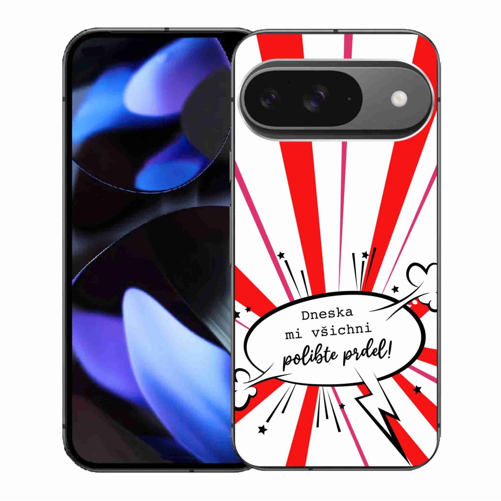 Gelový kryt mmCase na Google Pixel 9/9 Pro - vtipný text 15 bílé pozadí