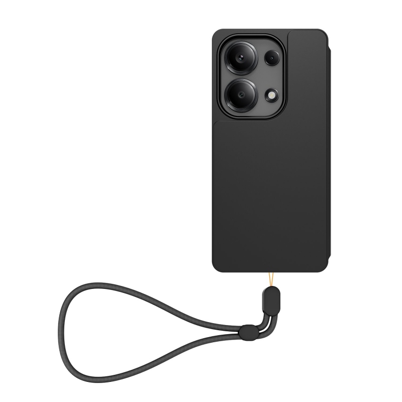Made for Xiaomi Book Pouzdro s Poutkem pro Xiaomi Redmi Note 13 Pro 4G Black