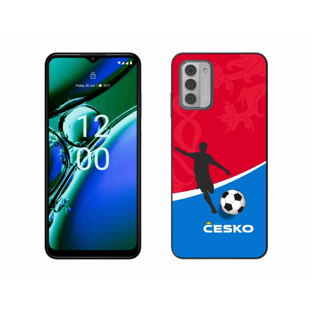 Gelový kryt mmCase na Nokia G42 - fotbal Česko