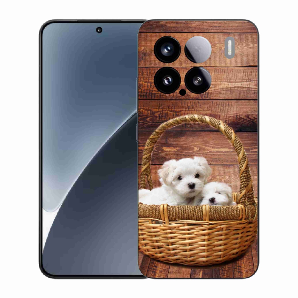 Gelový kryt mmCase na Xiaomi 15 - štěňátka