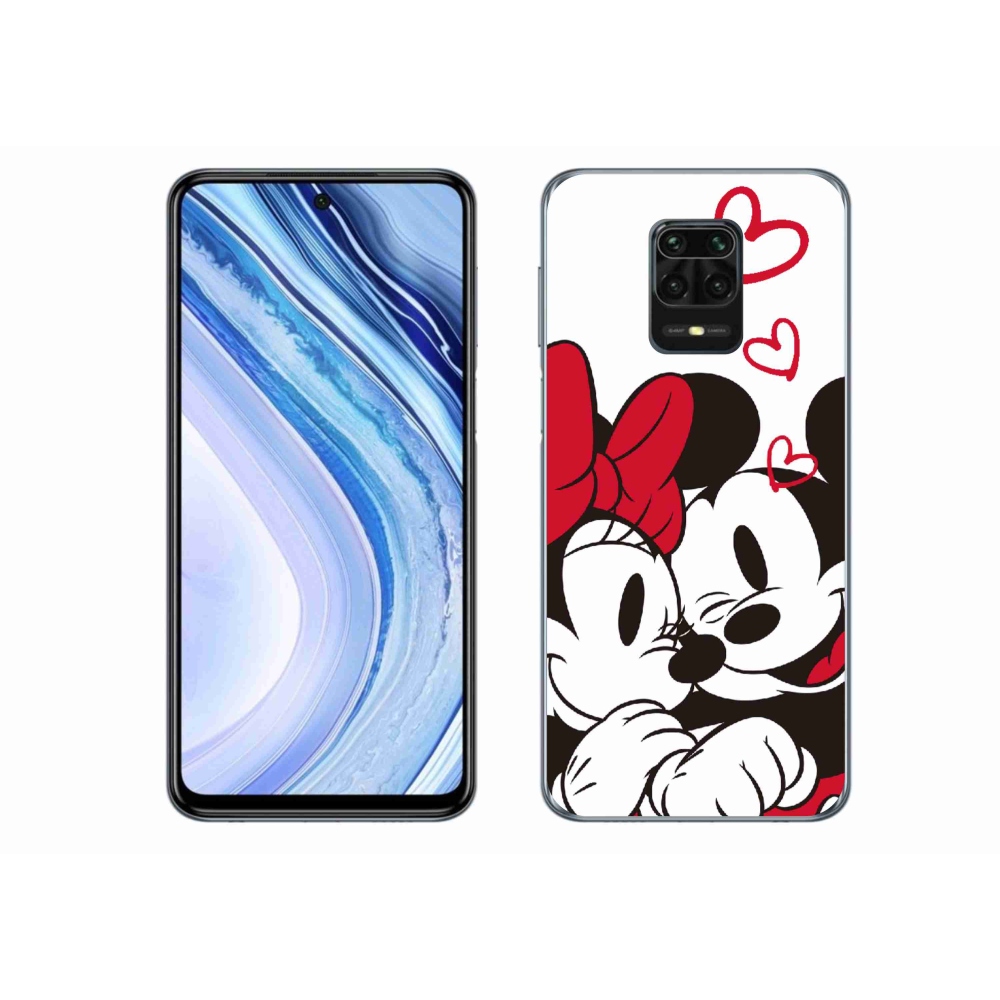 Gelový kryt mmCase na Xiaomi Redmi Note 9S - minnie a mickey