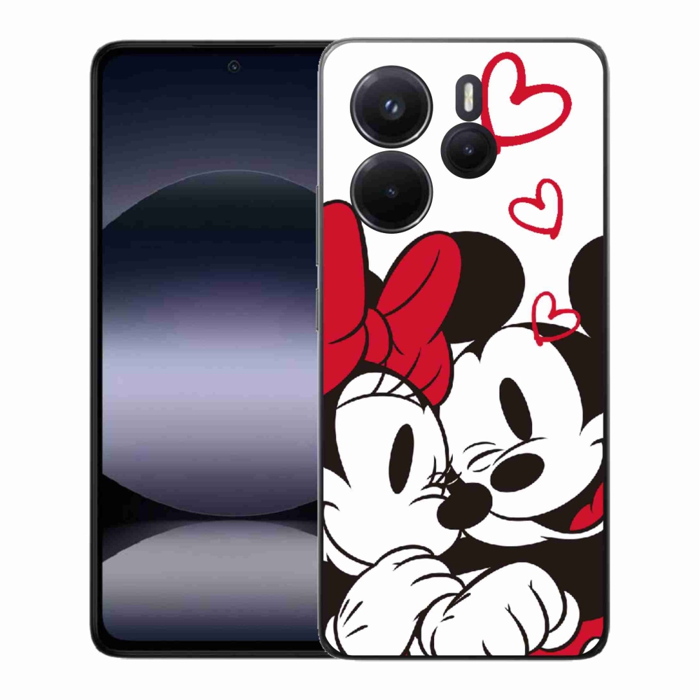 Gelový kryt mmCase na Xiaomi Redmi Note 14 - minnie a mickey